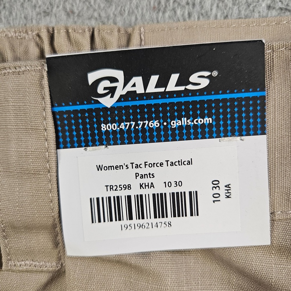 NEW GALLS Tac Force‎ Tactical Pants Women Khaki Size 10 Inseam 30
